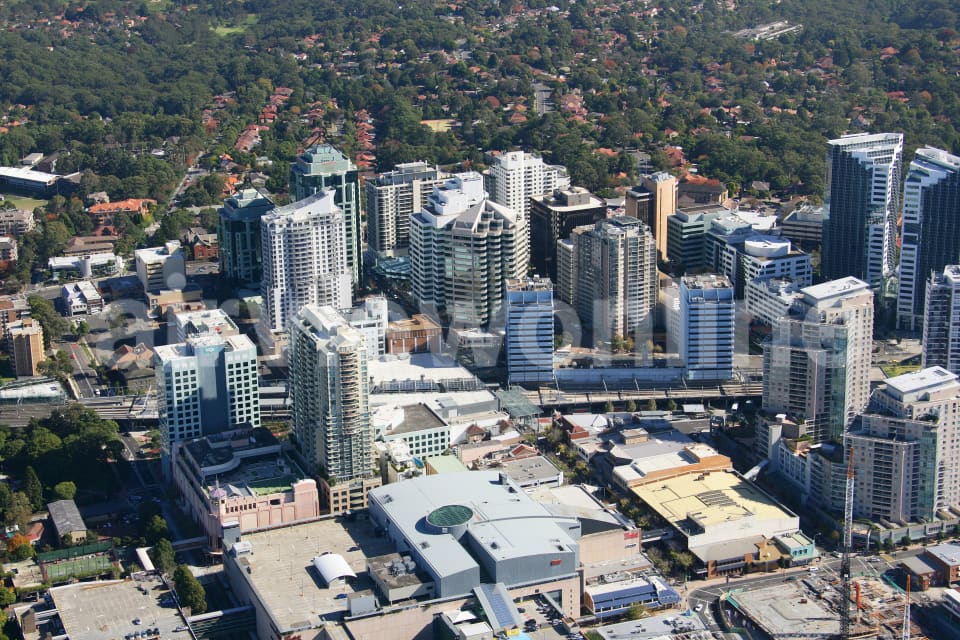 Aerial Image of Chatswood Business District