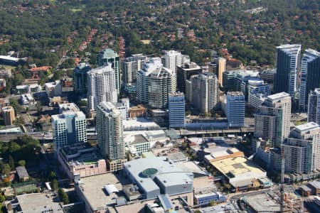 Aerial Image of CHATSWOOD BUSINESS DISTRICT