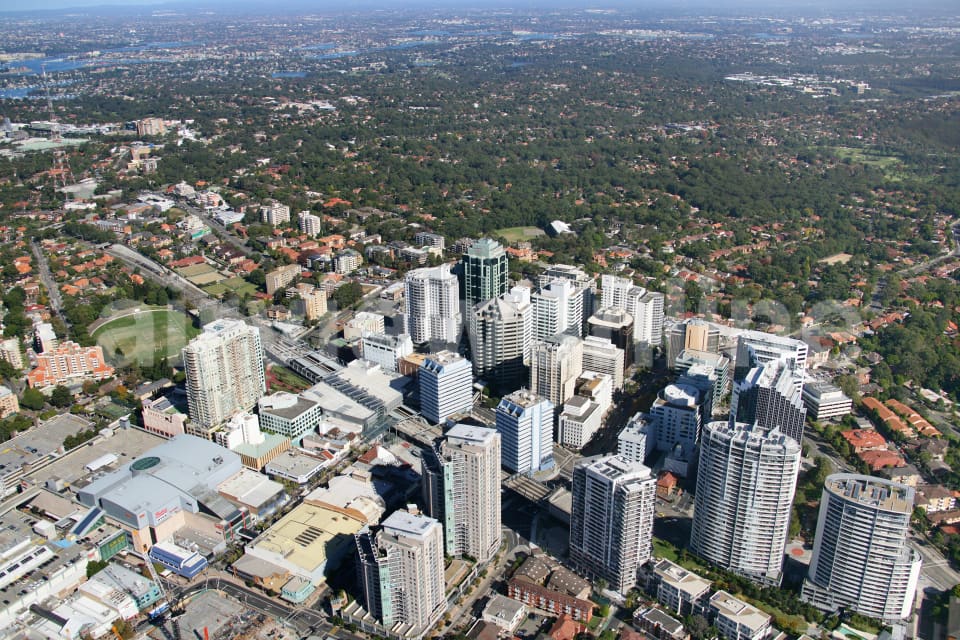 Aerial Image of Chatswood to Lane Cove, NSW