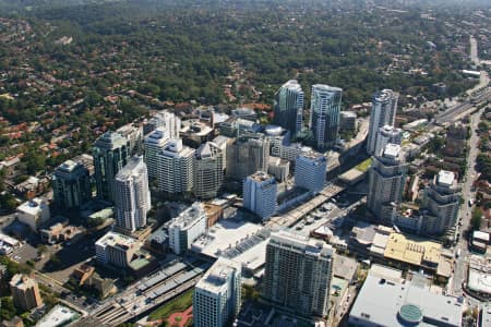 Aerial Image of CHATSWOOD RAILWAY STATION PRECINCT