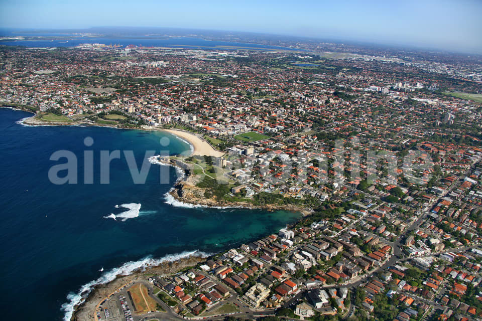 Aerial Image of Clovelly and Coogee Looking South