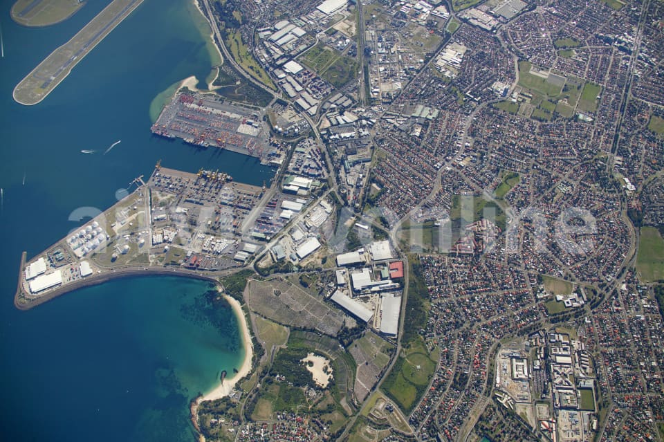 Aerial Image of Port Botany