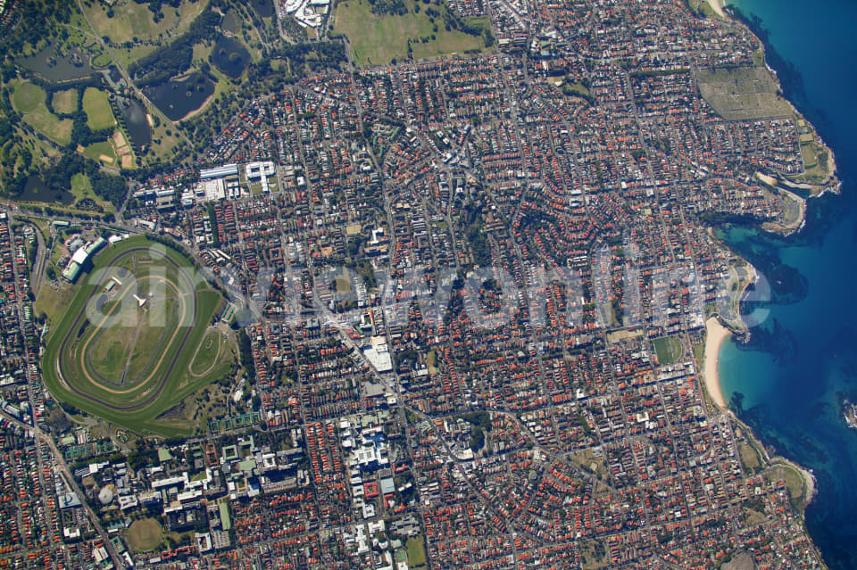 Aerial Image of Randwick high altitude