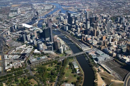 Aerial Image of MELBOURNE ON THE YARRA