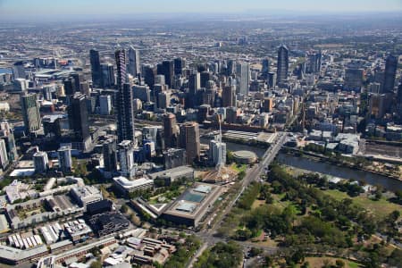 Aerial Image of SOUTHBANK AND MELBOURNE CBD