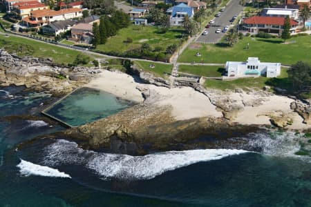 Aerial Image of ROCK BATHS AT GLAISHER POINT, CRONULLA