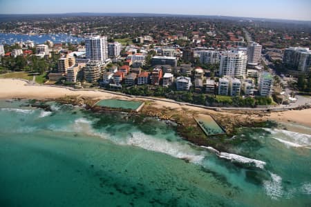 Aerial Image of CRONULLA BEACH ROCK BATHS