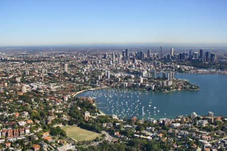 Aerial Image of DOUBLE BAY TO SYDNEY