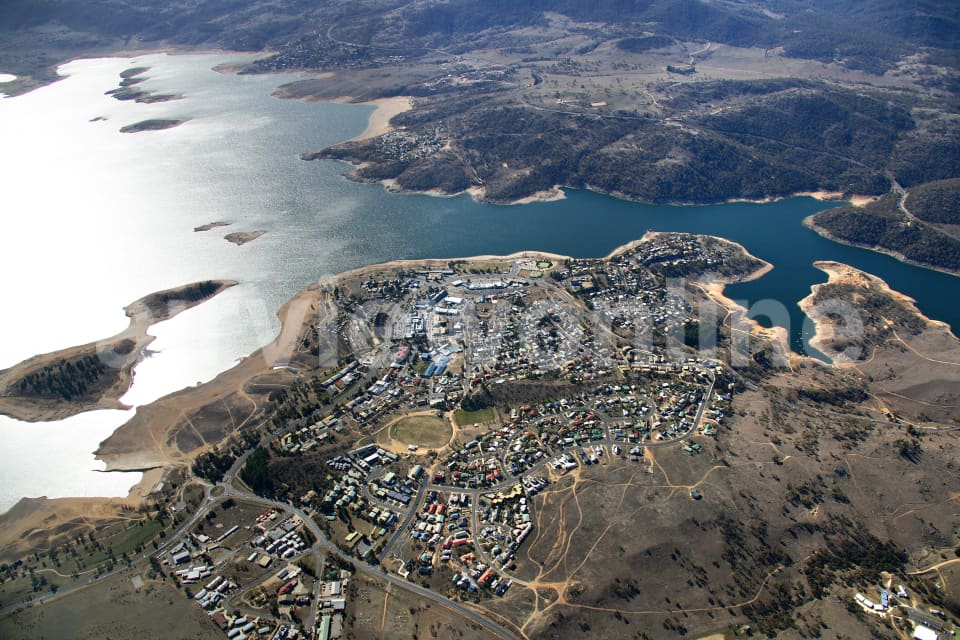 Aerial Image of Jindabyne, Snowy Mountains, NSW