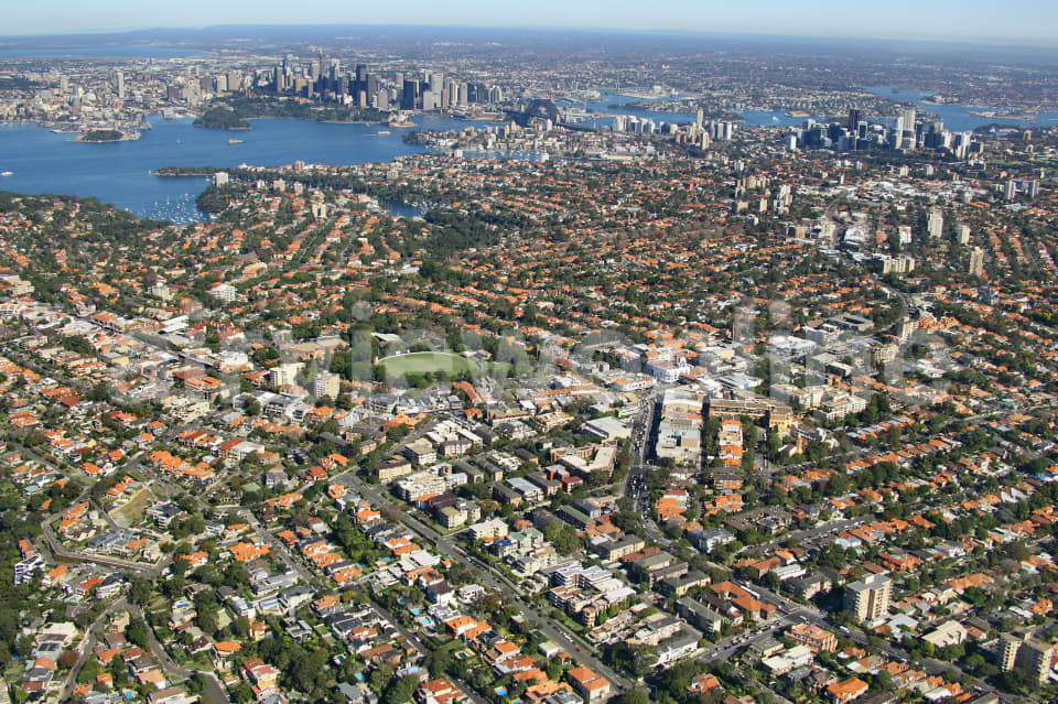 Aerial Image of Mosman to Sydney City