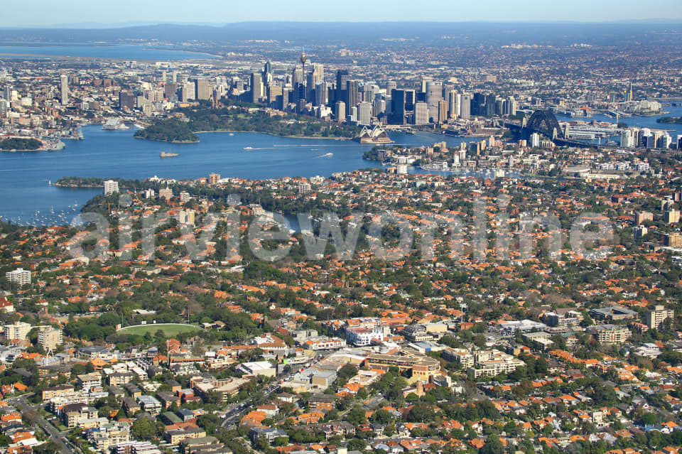 Aerial Image of Mosman to Sydney Harbour