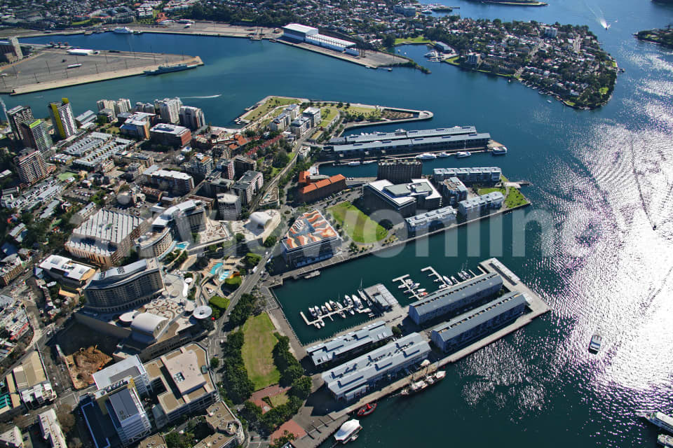 Aerial Image of Pyrmont and Star City