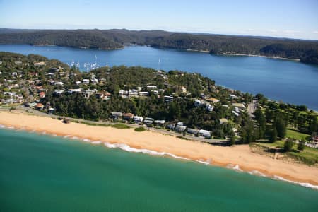 Aerial Image of PALM BEACH AND PITTWATER