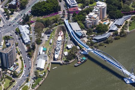 Aerial Image of QUEENSLAND MARITIME MUSEUM BRISBANE