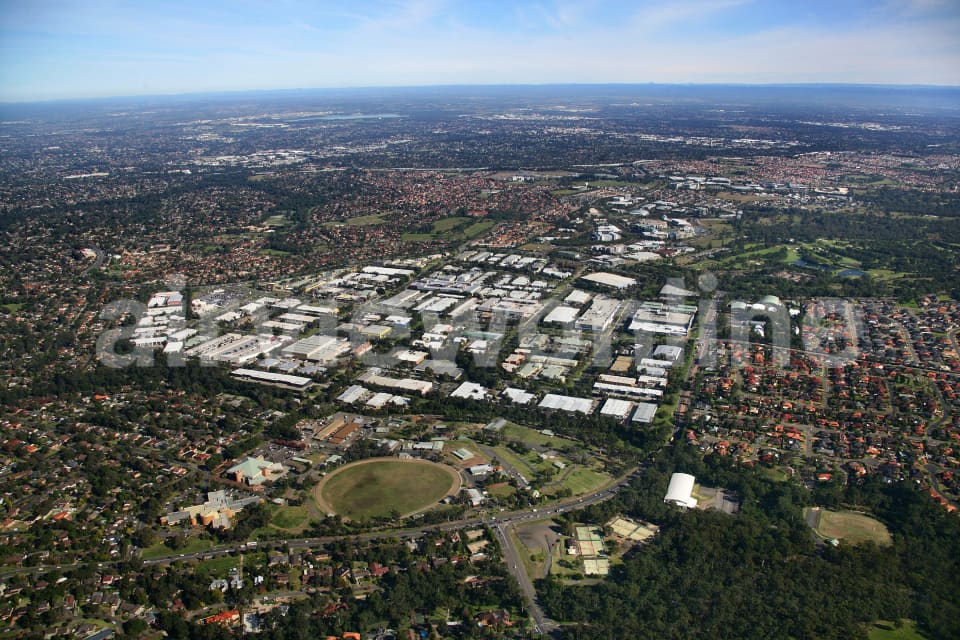 Aerial Image of Castle Hill Industrial