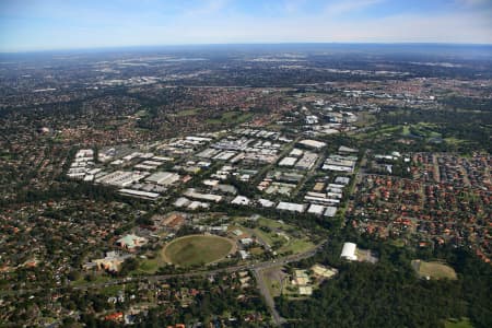Aerial Image of CASTLE HILL INDUSTRIAL