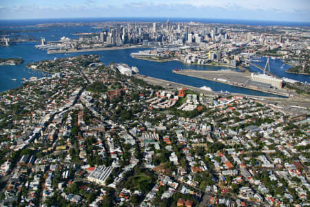 Aerial Image of BALMAIN TO SYDNEY CITY