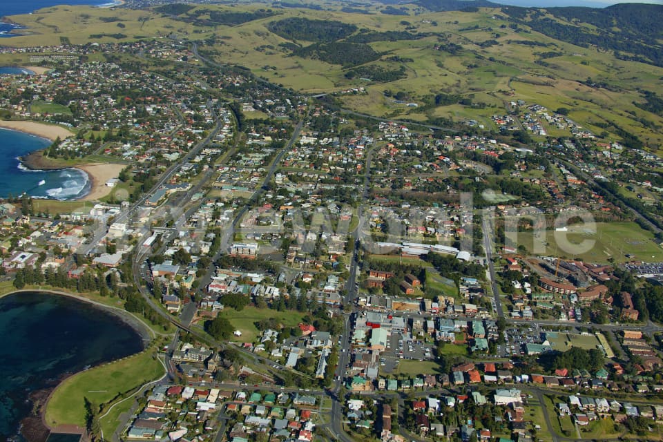 Aerial Image of Kiama township, NSW