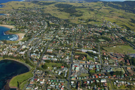 Aerial Image of KIAMA TOWNSHIP, NSW