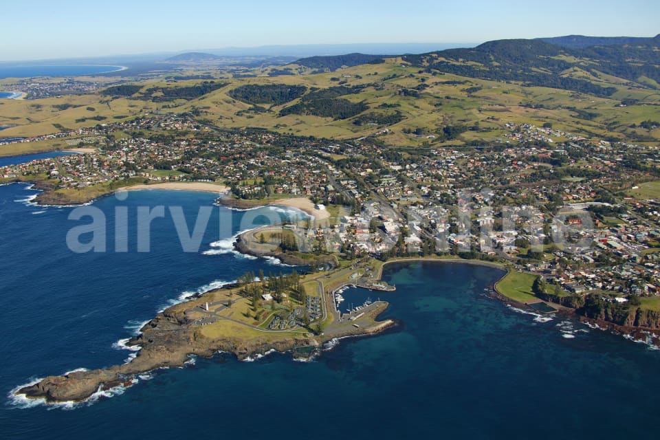 Aerial Image of Kiama township, NSW