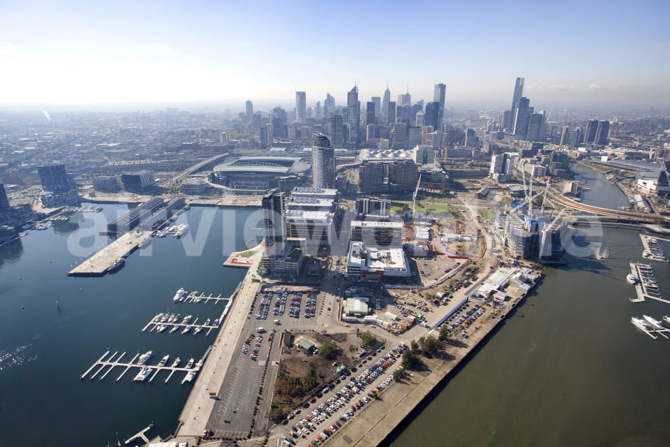 Aerial Image of Melbourne Docklands