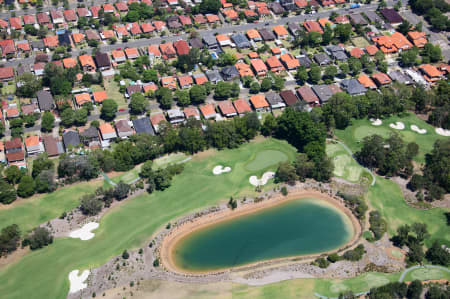 Aerial Image of CONCORD HOMES ON GOLF COURSE
