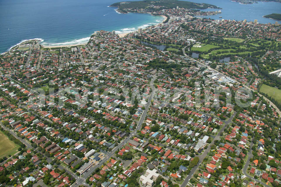 Aerial Image of North Manly & Freshwater to Manly