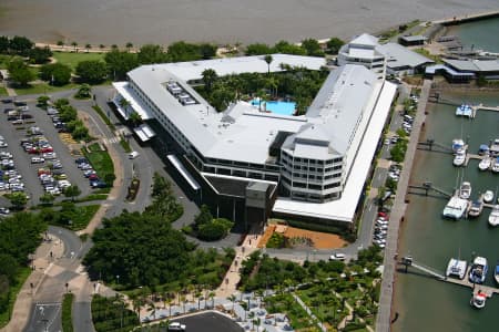 Aerial Image of THE SHANGRI-LA HOTEL, THE MARINA, CAIRNS