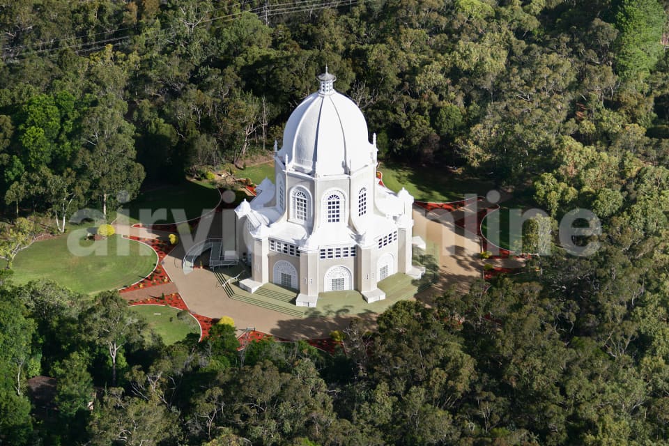 Aerial Image of Baha\'i House of Worship, Ingleside NSW