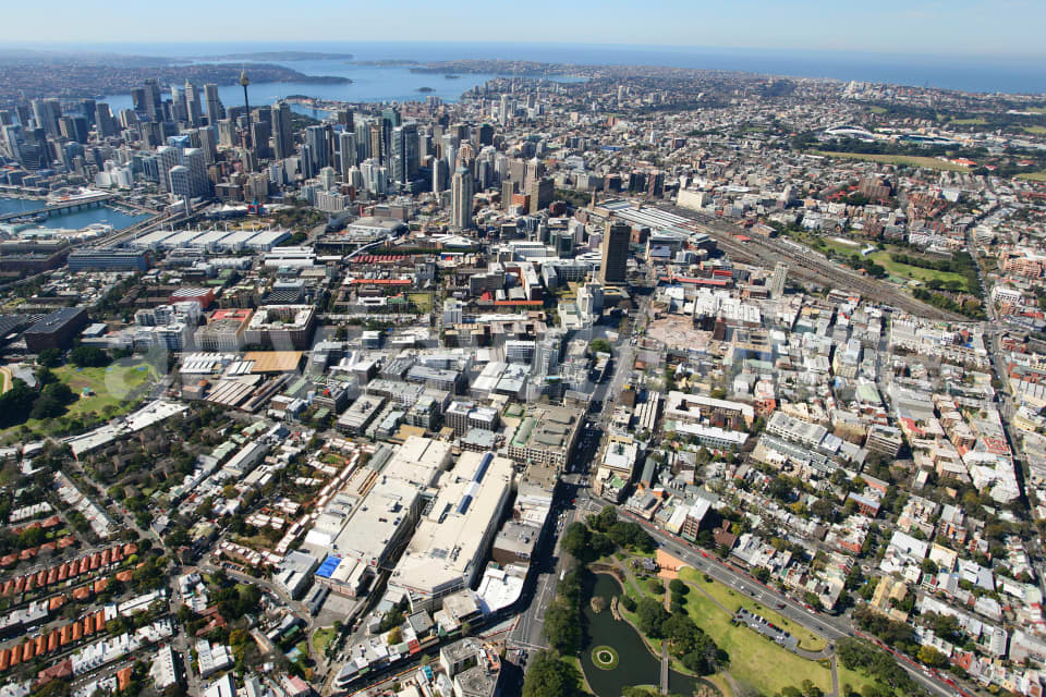 Aerial Image of Chippendale and Ultimo
