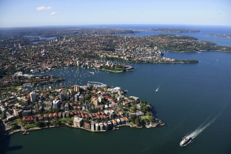 Aerial Image of KIRRIBILLI TO MANLY