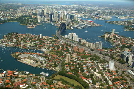 Aerial Image of KIRRIBILLI LOOKING SOUTH TO
