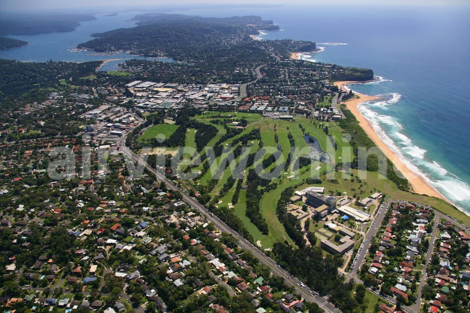 Aerial Image of Mona Vale Golf Course