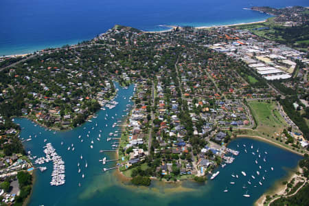 Aerial Image of MONA VALE, PITTWATER