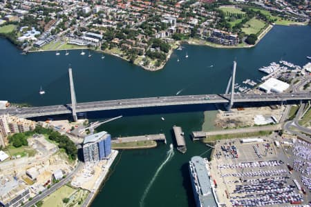 Aerial Image of ANZAC BRIDGE, PYRMONT NSW