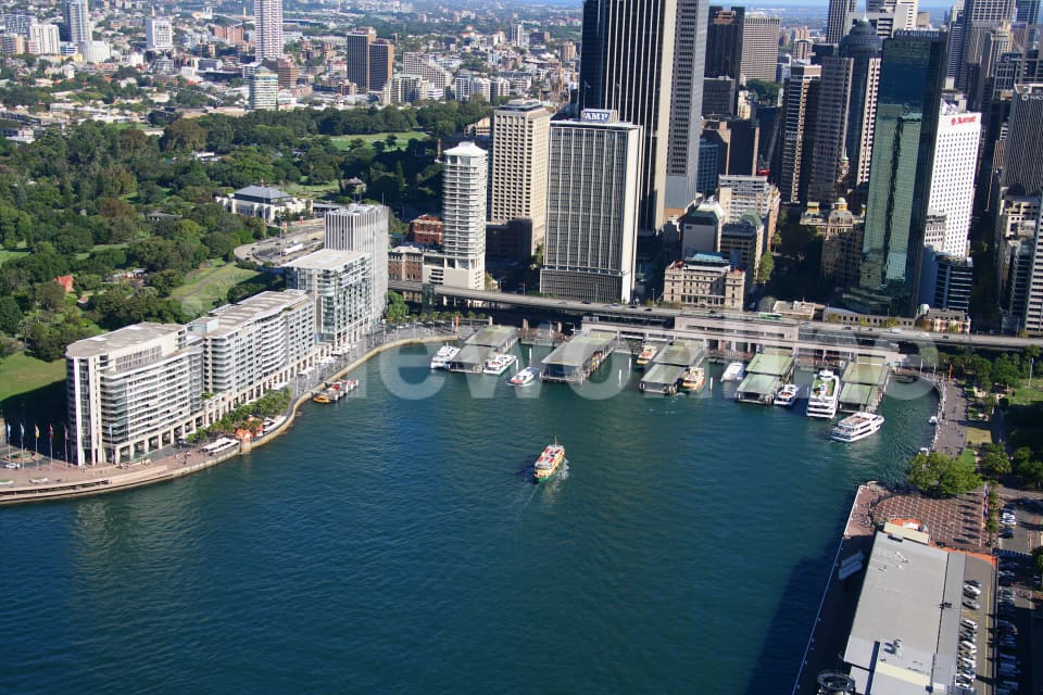 Aerial Image of Focus on Circular Quay