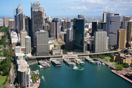 Aerial Image of CIRCULAR QUAY, SYDNEY