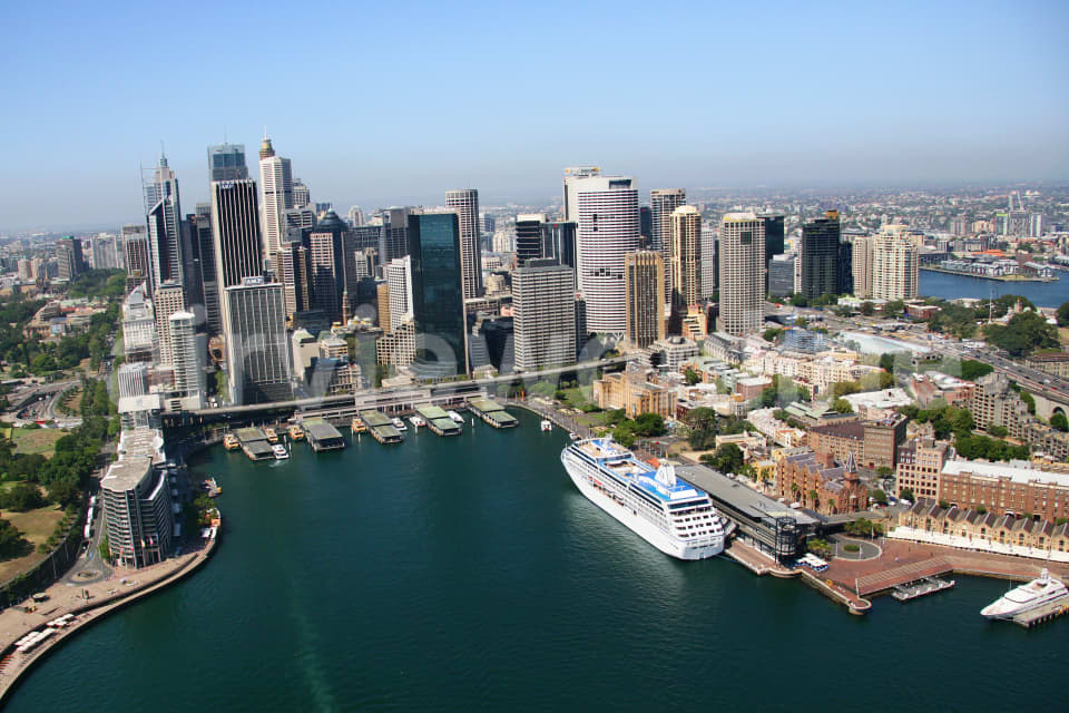 Aerial Image of Circular Quay and The Rocks, Sydney