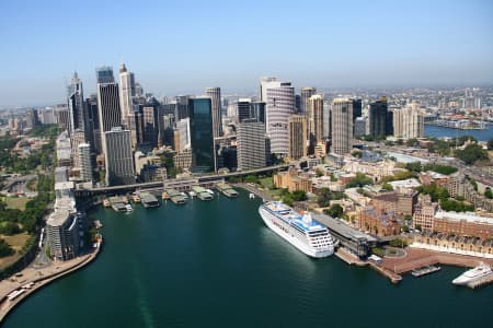 Aerial Image of CIRCULAR QUAY AND THE ROCKS, SYDNEY