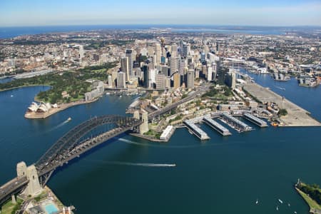 Aerial Image of SYDNEY FROM LAVENDER BAY