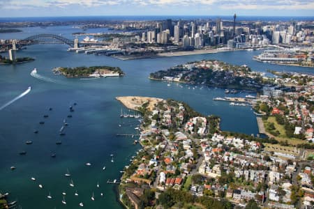 Aerial Image of BIRCHGROVE AND SYDNEY CITY