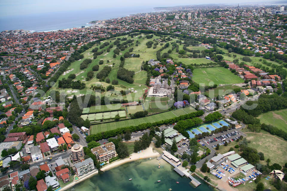 Aerial Image of Royal Sydney Golf Course, Rose Bay