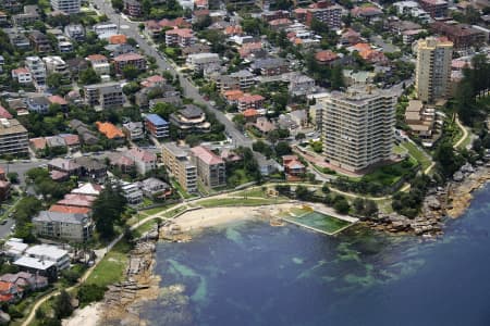 Aerial Image of FAIRLIGHT ROCK POOL