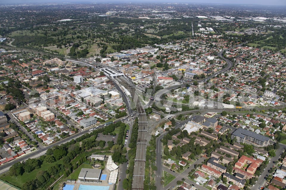 Aerial Image of Lidcombe and Rookwood