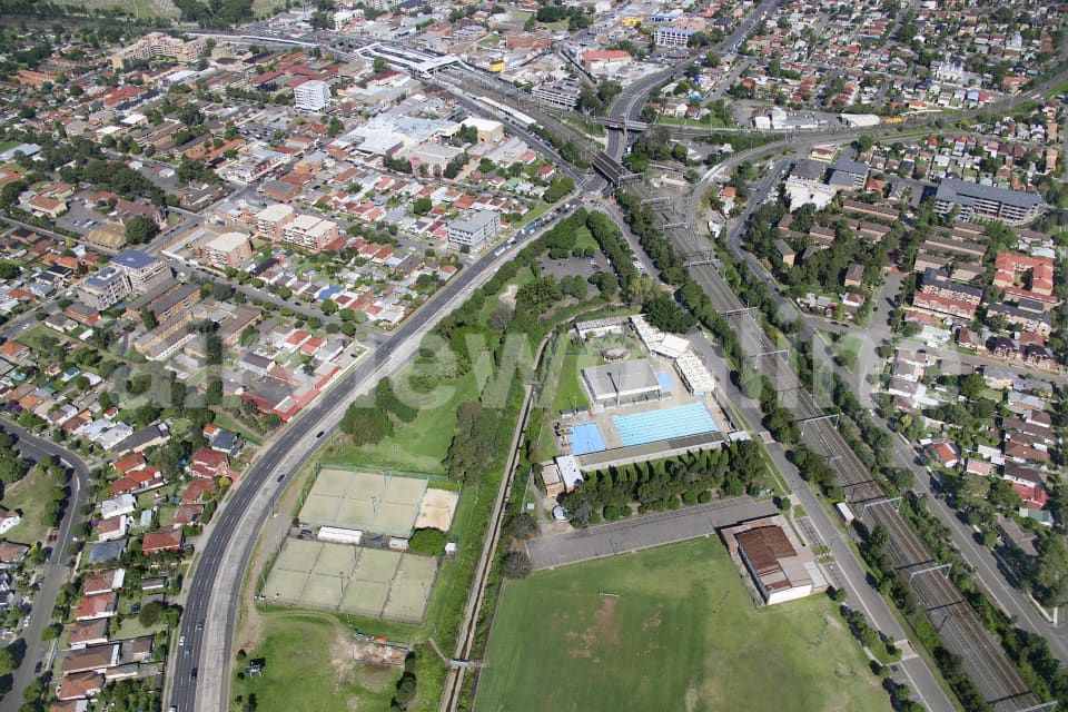 Aerial Image of Lidcombe, NSW