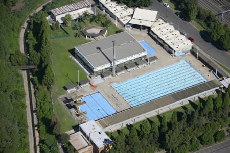 Aerial Image of AUBURN SWIMMING CENTRE