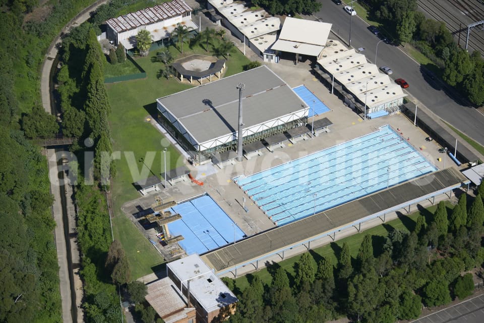 Aerial Image of Auburn Swimming Centre