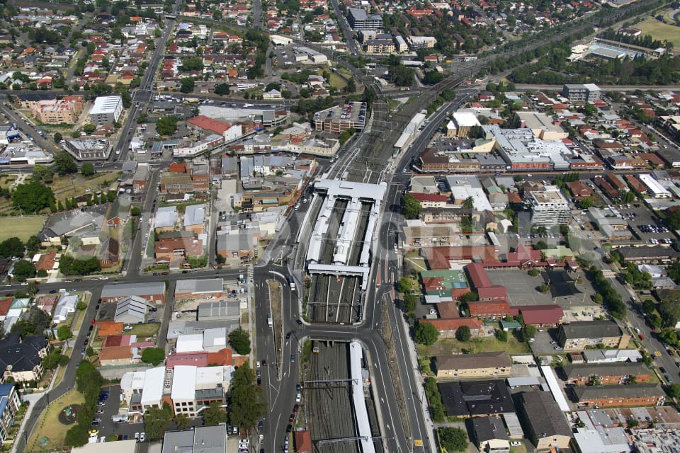 Aerial Image of Lidcombe Railway Station