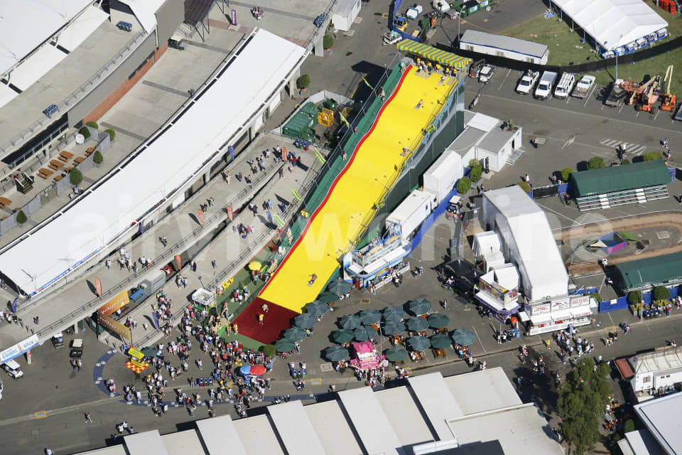 Aerial Image of Giant Slide, Sydney Easter Show 2009