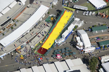 Aerial Image of GIANT SLIDE, SYDNEY EASTER SHOW 2009